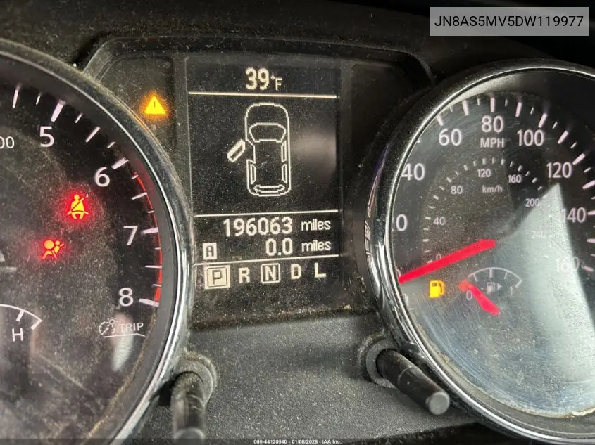 JN8AS5MV5DW119977 2013 Nissan Rogue S