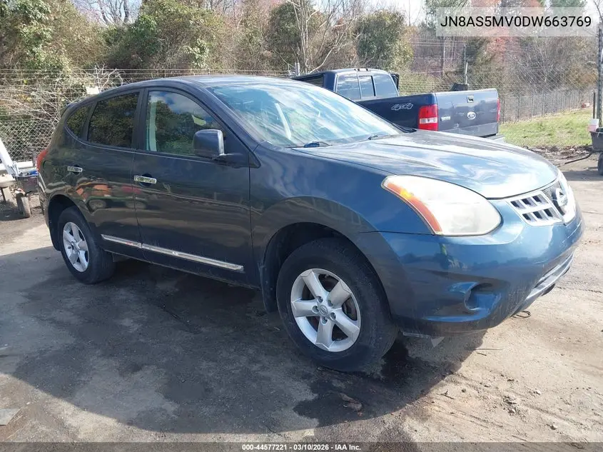 JN8AS5MV0DW663769 2013 Nissan Rogue S