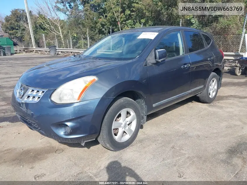 JN8AS5MV0DW663769 2013 Nissan Rogue S