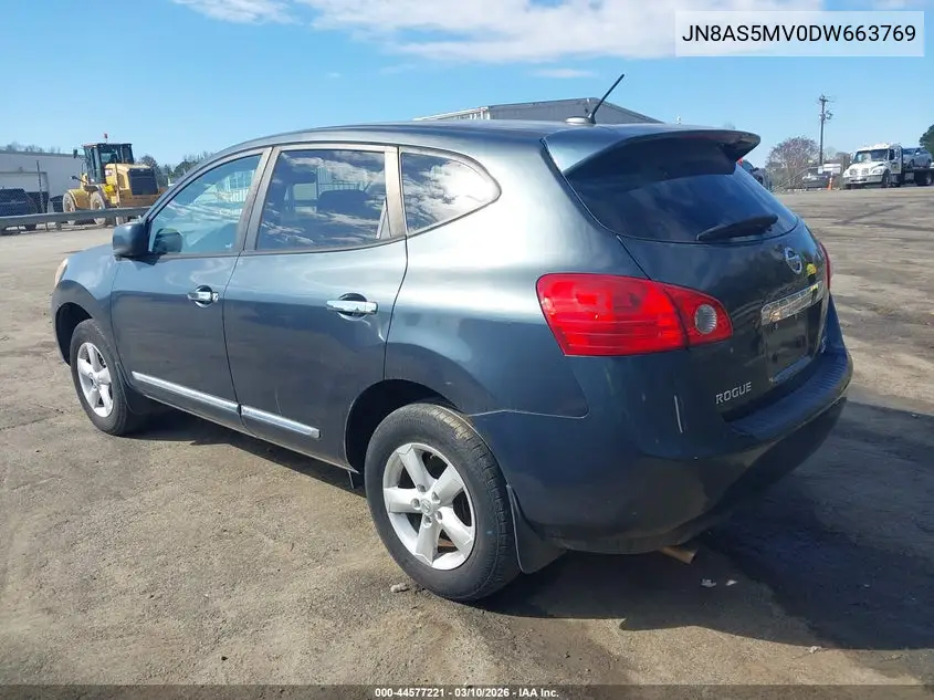JN8AS5MV0DW663769 2013 Nissan Rogue S