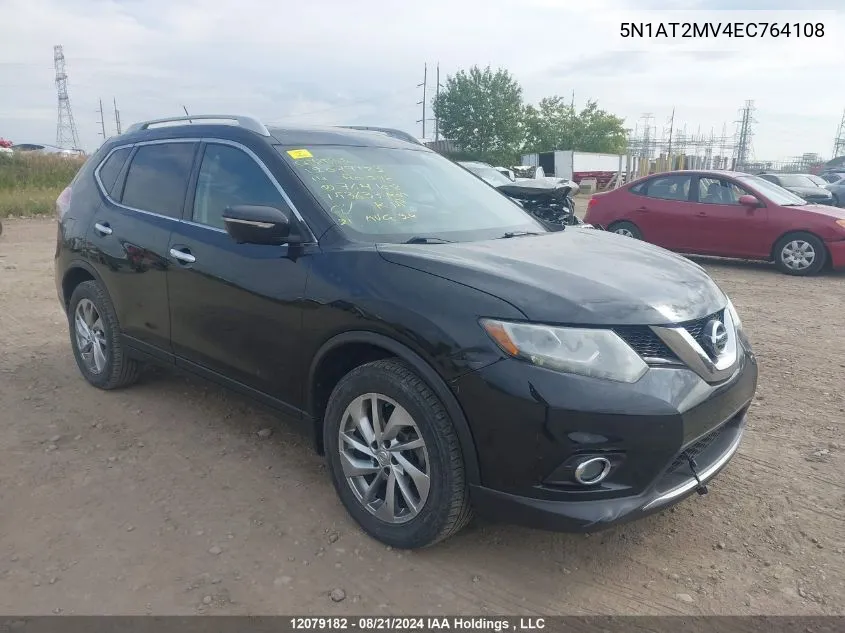 2014 Nissan Rogue S/Sl/Sv VIN: 5N1AT2MV4EC764108 Lot: 12079182