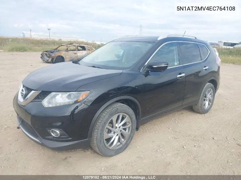 5N1AT2MV4EC764108 2014 Nissan Rogue S/Sl/Sv