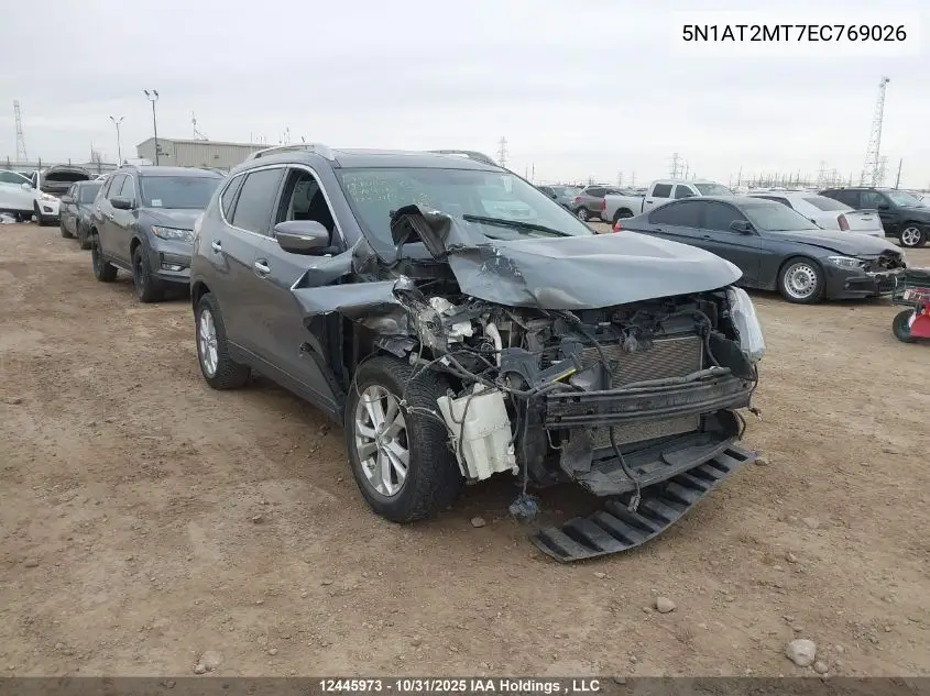5N1AT2MT7EC769026 2014 Nissan Rogue S/Sv