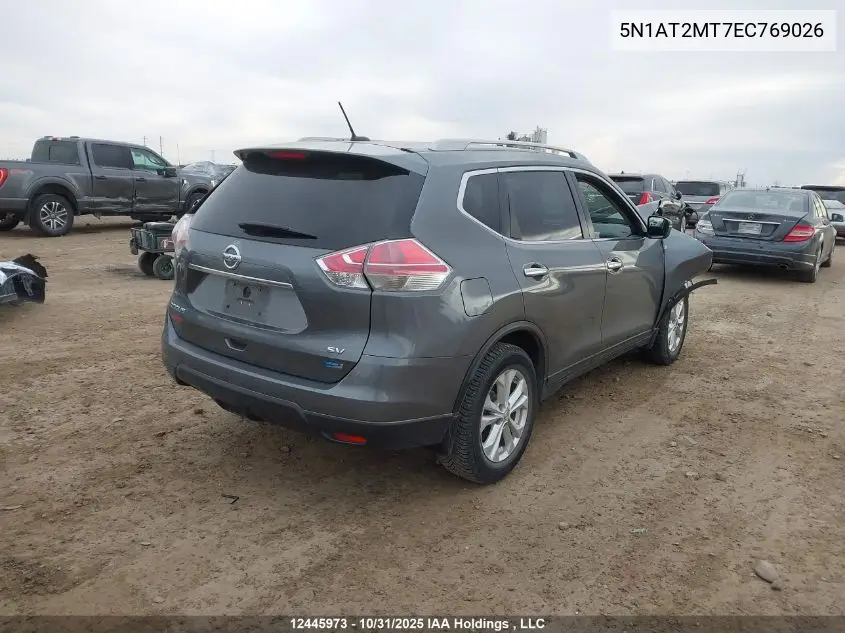 5N1AT2MT7EC769026 2014 Nissan Rogue S/Sv