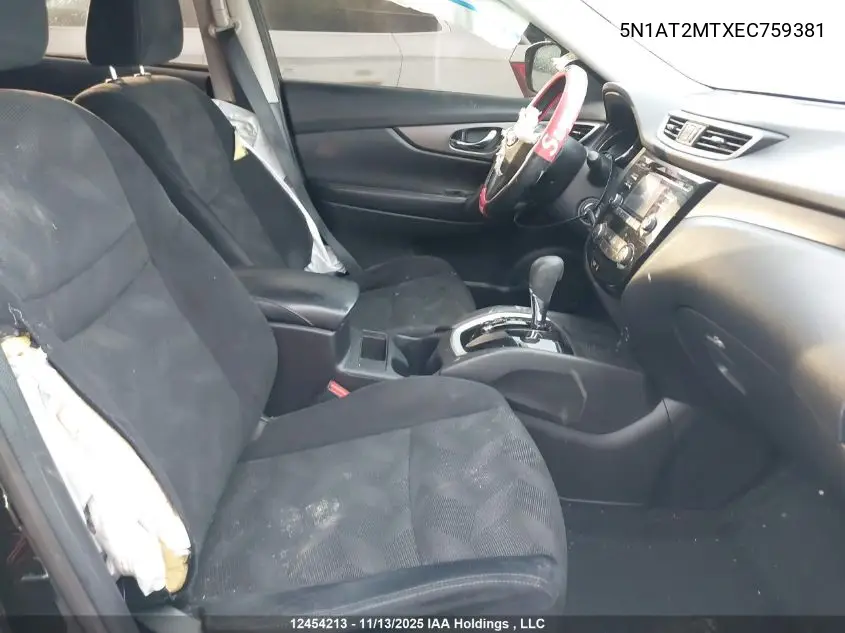 5N1AT2MTXEC759381 2014 Nissan Rogue S/Sv