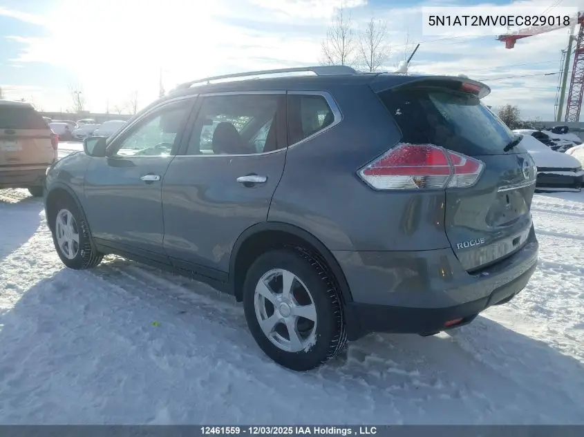 5N1AT2MV0EC829018 2014 Nissan Rogue S/Sl/Sv
