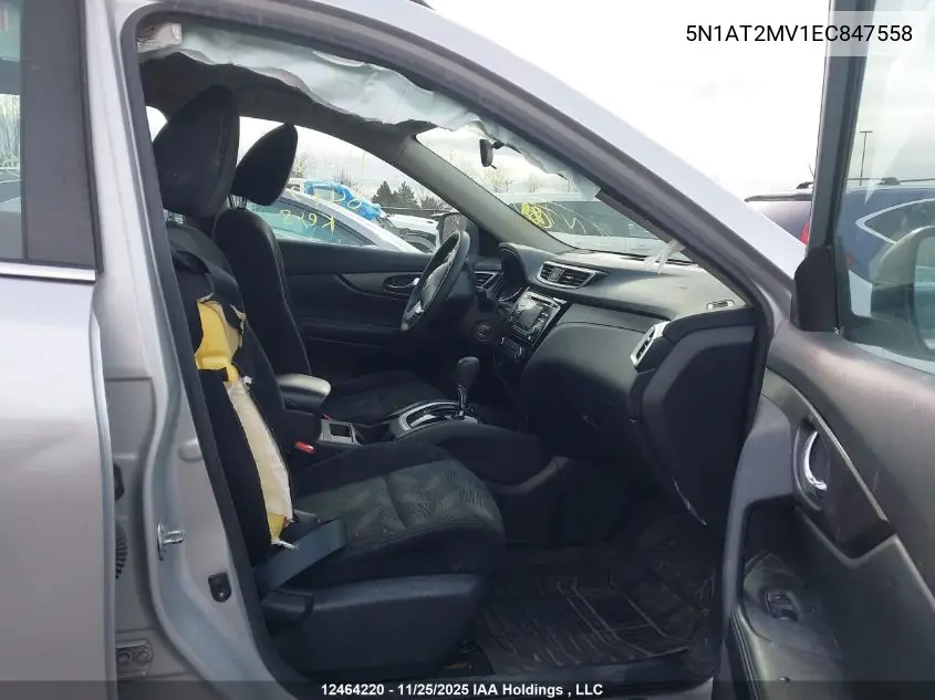 5N1AT2MV1EC847558 2014 Nissan Rogue S/Sl/Sv