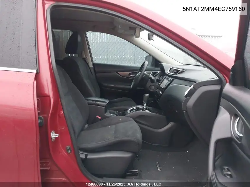 5N1AT2MM4EC759160 2014 Nissan Rogue