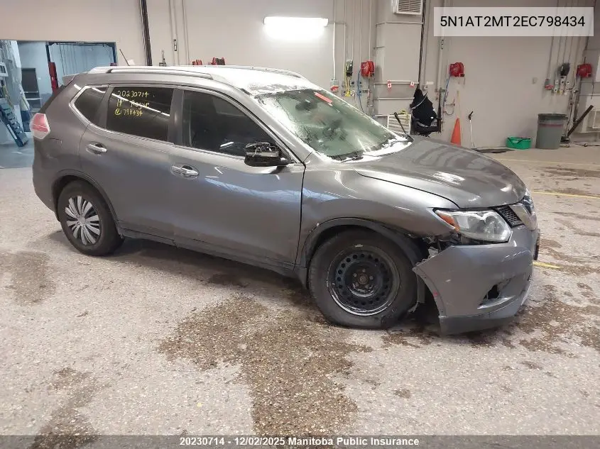 5N1AT2MT2EC798434 2014 Nissan Rogue S