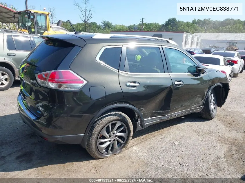 5N1AT2MV0EC838771 2014 Nissan Rogue Sl