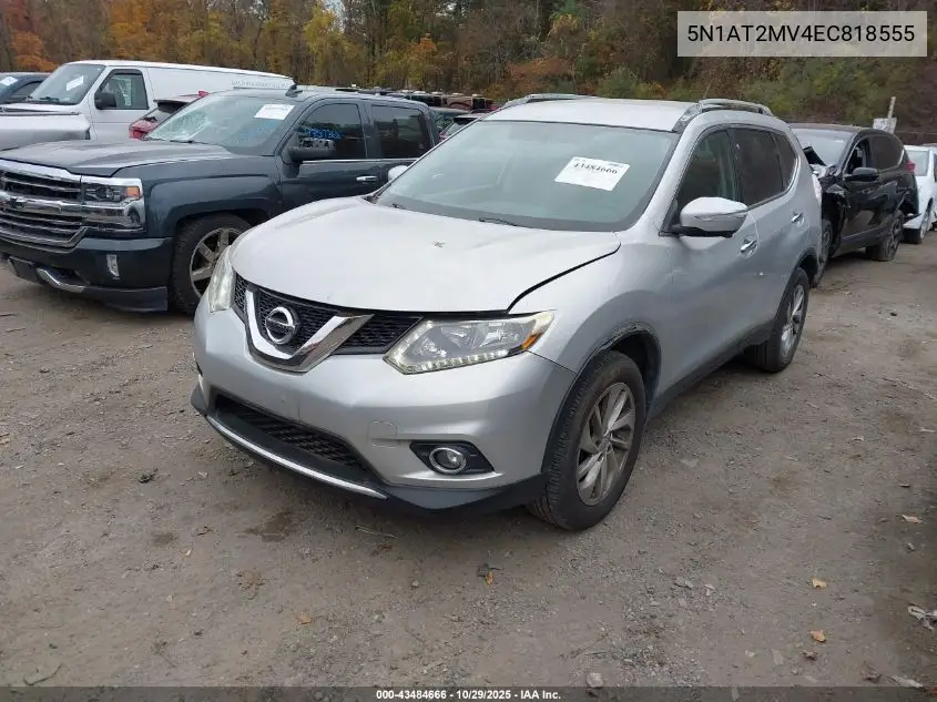 5N1AT2MV4EC818555 2014 Nissan Rogue Sl