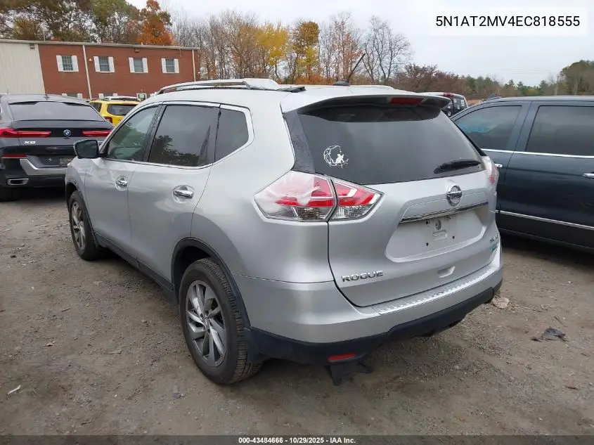 5N1AT2MV4EC818555 2014 Nissan Rogue Sl