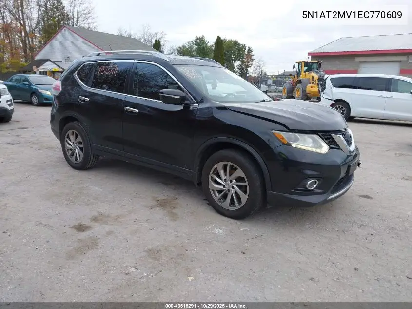 5N1AT2MV1EC770609 2014 Nissan Rogue Sl