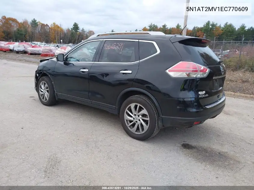 5N1AT2MV1EC770609 2014 Nissan Rogue Sl