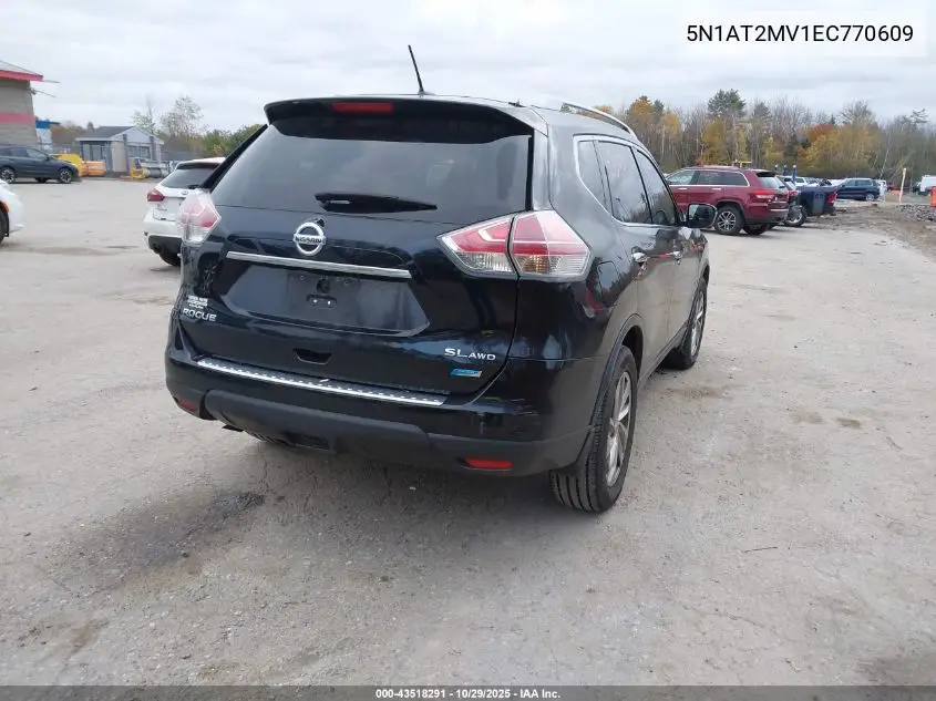 5N1AT2MV1EC770609 2014 Nissan Rogue Sl
