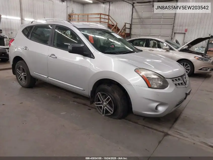 JN8AS5MV5EW203542 2014 Nissan Rogue Select S