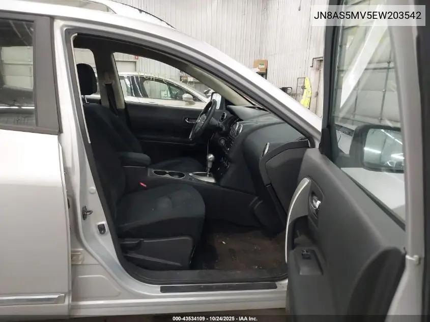 JN8AS5MV5EW203542 2014 Nissan Rogue Select S