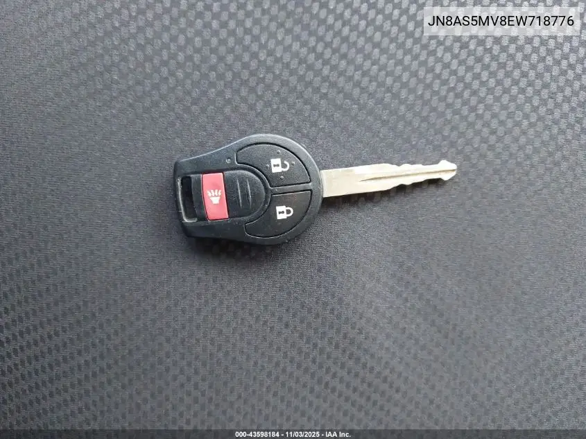 JN8AS5MV8EW718776 2014 Nissan Rogue Select S