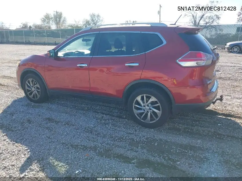 5N1AT2MV0EC812428 2014 Nissan Rogue Sl