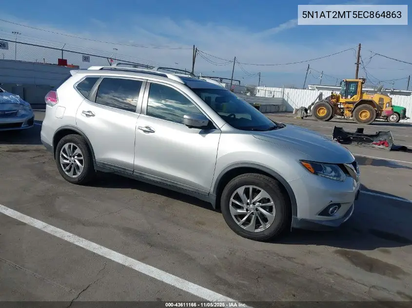 5N1AT2MT5EC864863 2014 Nissan Rogue Sl