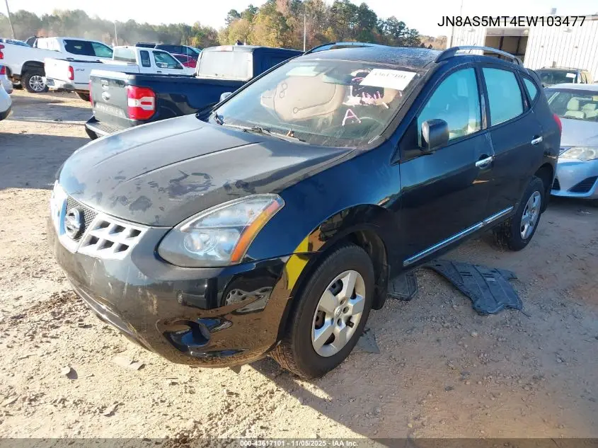 JN8AS5MT4EW103477 2014 Nissan Rogue Select S