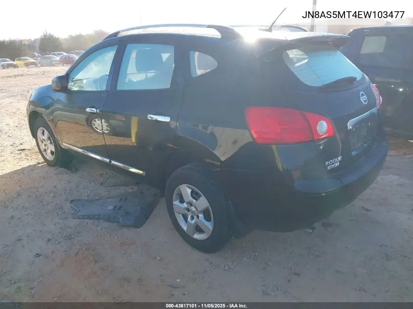 JN8AS5MT4EW103477 2014 Nissan Rogue Select S