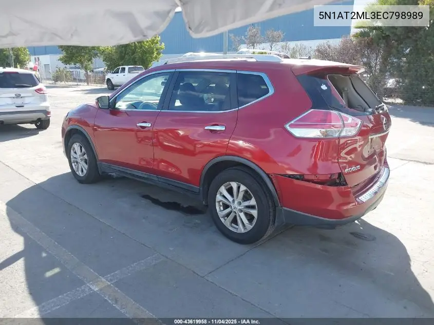 5N1AT2ML3EC798989 2014 Nissan Rogue Sv