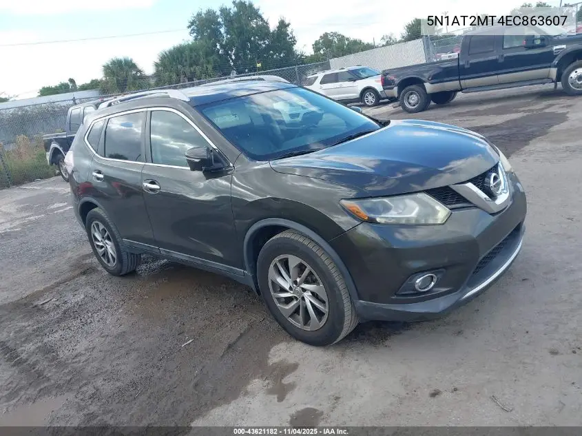 5N1AT2MT4EC863607 2014 Nissan Rogue Sl
