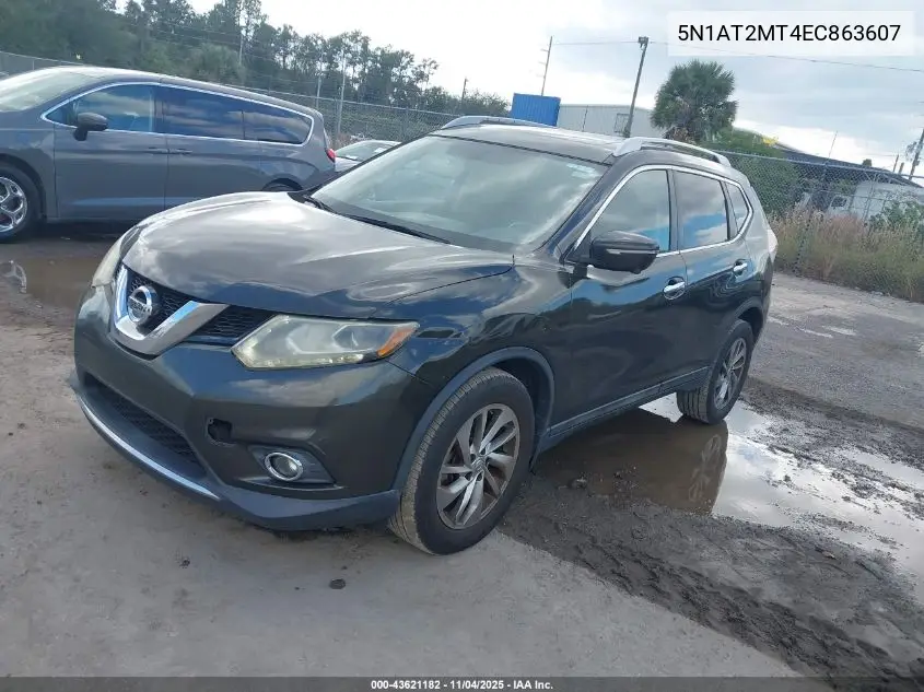 5N1AT2MT4EC863607 2014 Nissan Rogue Sl