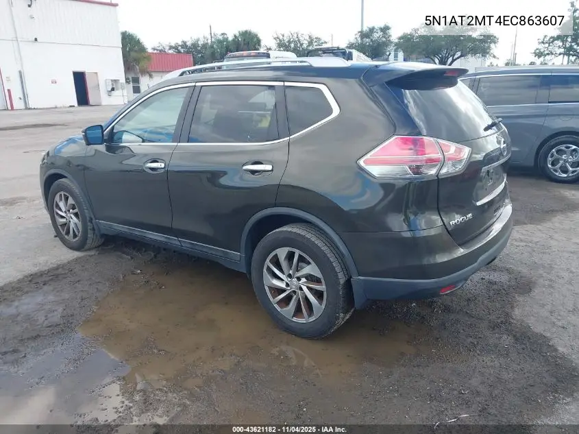 5N1AT2MT4EC863607 2014 Nissan Rogue Sl