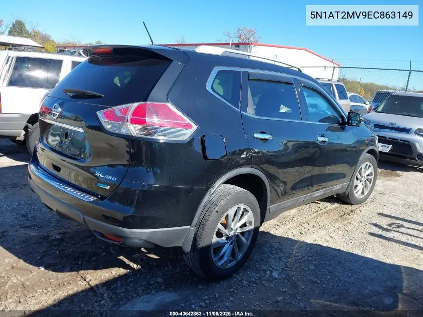 5N1AT2MV9EC863149 2014 Nissan Rogue Sl