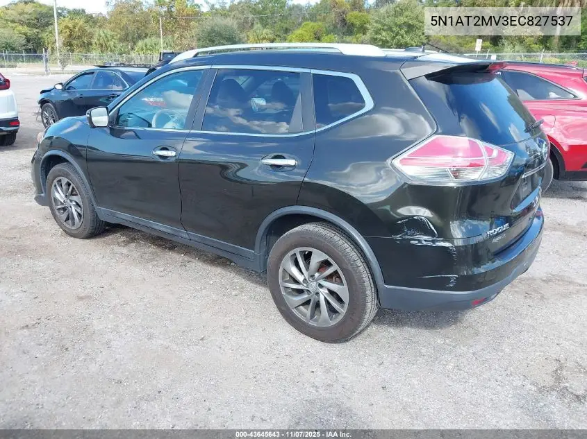 5N1AT2MV3EC827537 2014 Nissan Rogue Sl