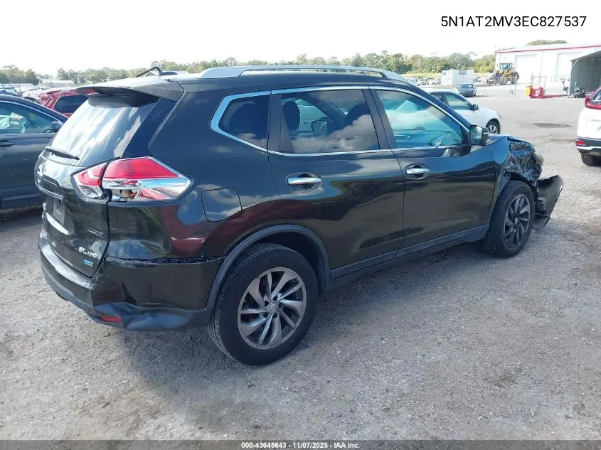5N1AT2MV3EC827537 2014 Nissan Rogue Sl