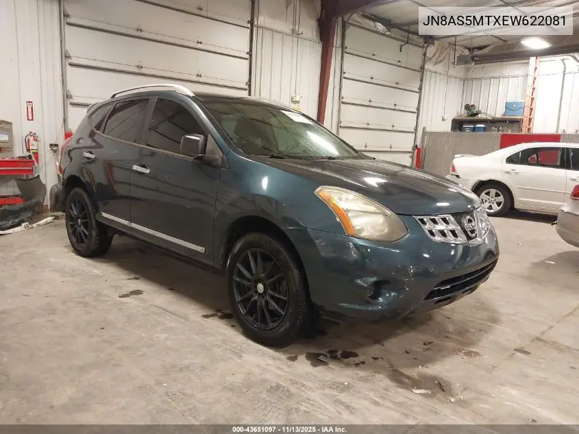 JN8AS5MTXEW622081 2014 Nissan Rogue Select S