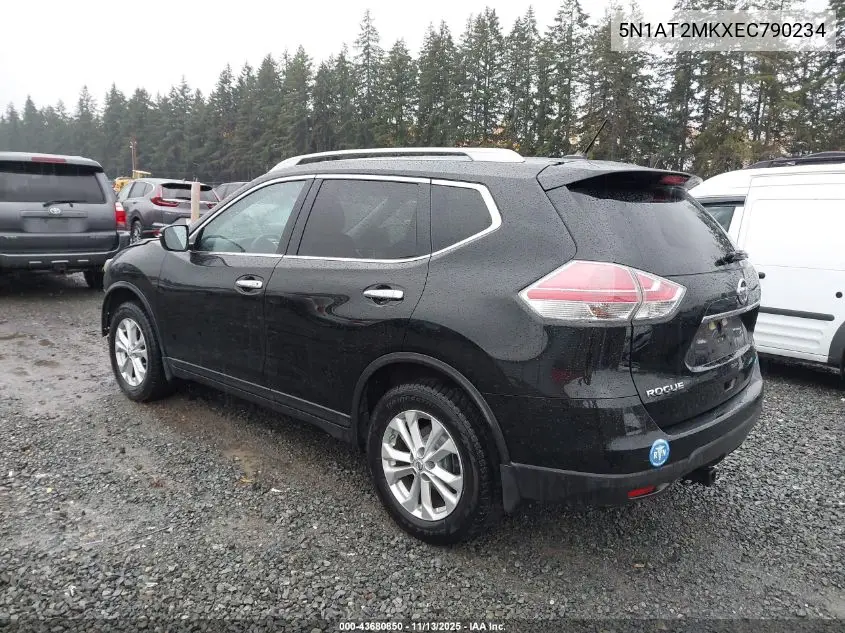5N1AT2MKXEC790234 2014 Nissan Rogue Sv