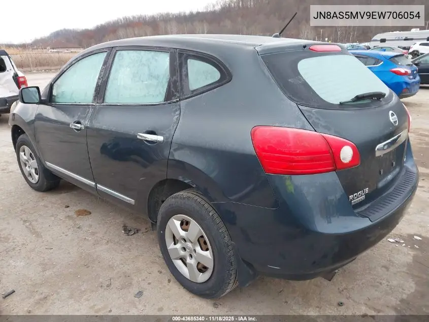 JN8AS5MV9EW706054 2014 Nissan Rogue Select S