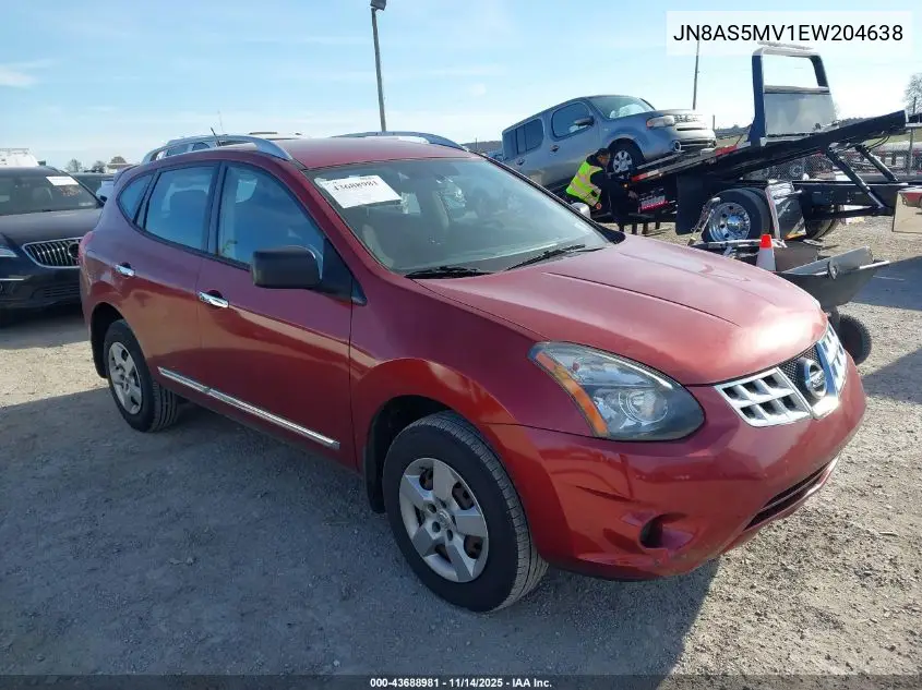 JN8AS5MV1EW204638 2014 Nissan Rogue Select S