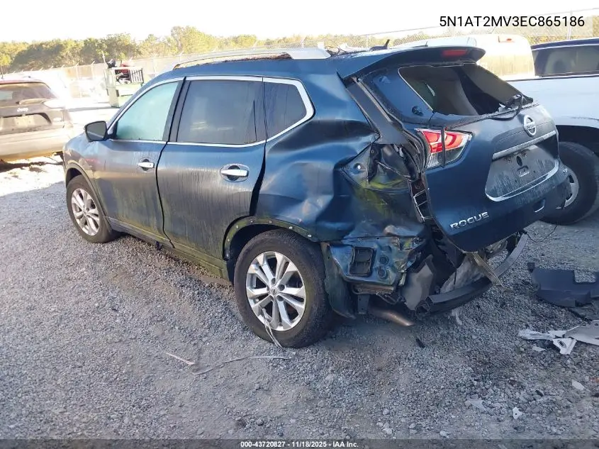 5N1AT2MV3EC865186 2014 Nissan Rogue Sv