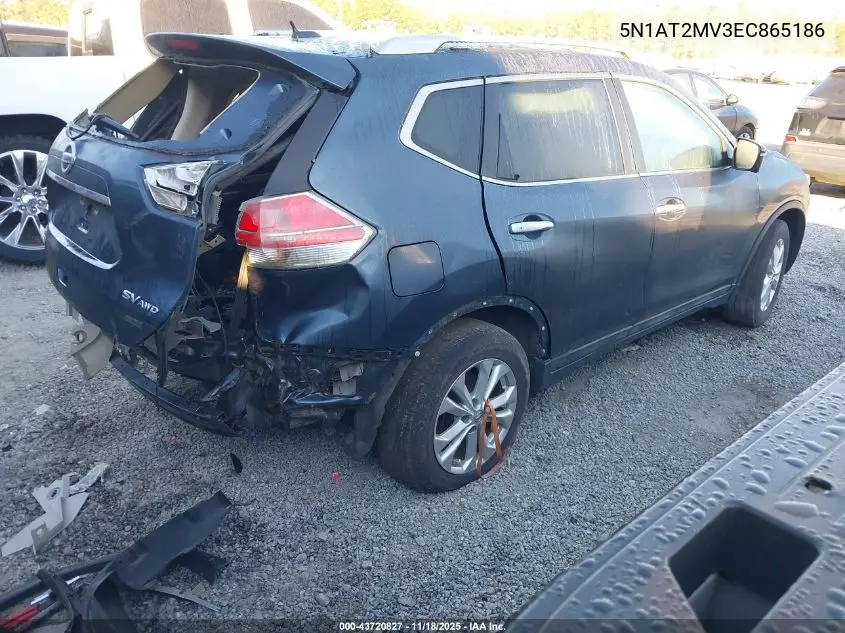 5N1AT2MV3EC865186 2014 Nissan Rogue Sv