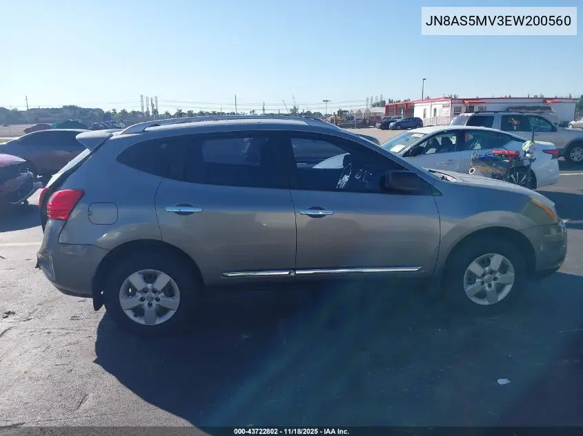 JN8AS5MV3EW200560 2014 Nissan Rogue Select S