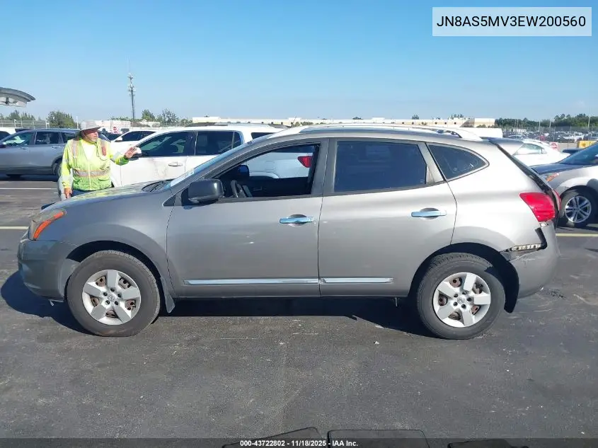 JN8AS5MV3EW200560 2014 Nissan Rogue Select S