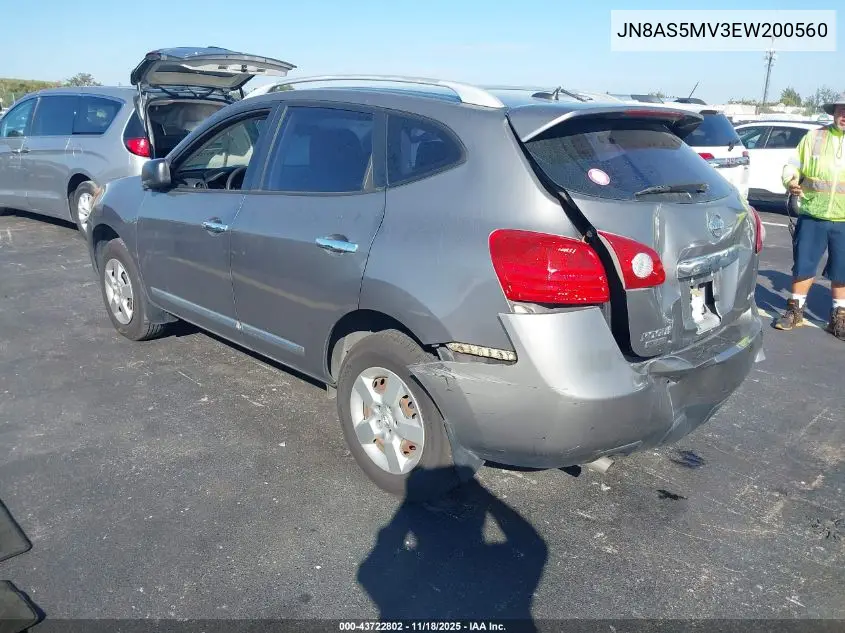 JN8AS5MV3EW200560 2014 Nissan Rogue Select S