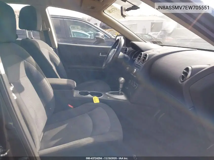 JN8AS5MV7EW705551 2014 Nissan Rogue Select S