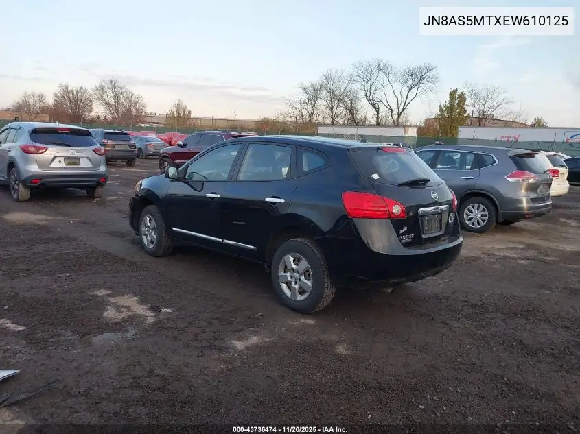 JN8AS5MTXEW610125 2014 Nissan Rogue Select S