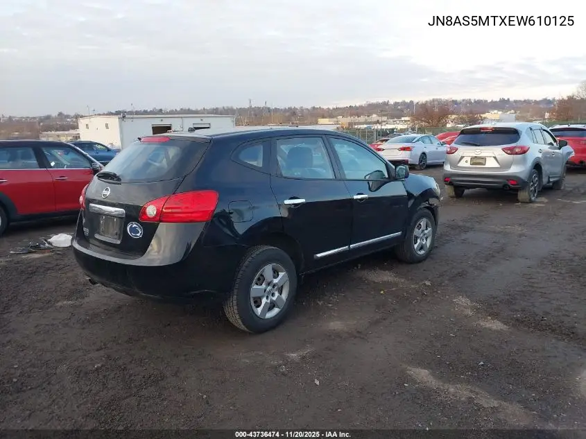 JN8AS5MTXEW610125 2014 Nissan Rogue Select S