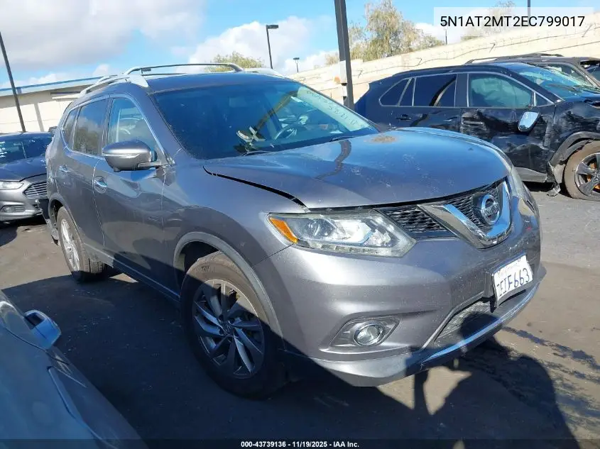 5N1AT2MT2EC799017 2014 Nissan Rogue Sl