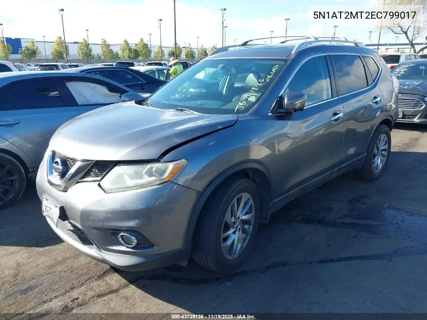 5N1AT2MT2EC799017 2014 Nissan Rogue Sl
