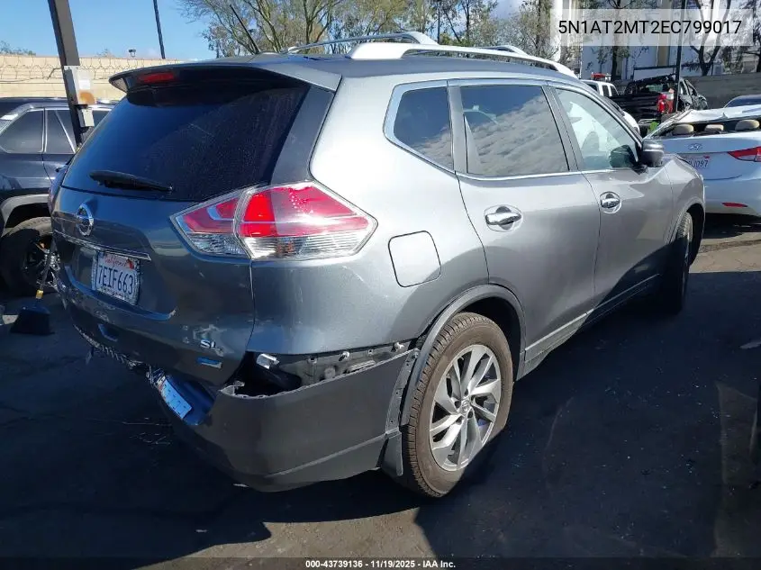 5N1AT2MT2EC799017 2014 Nissan Rogue Sl