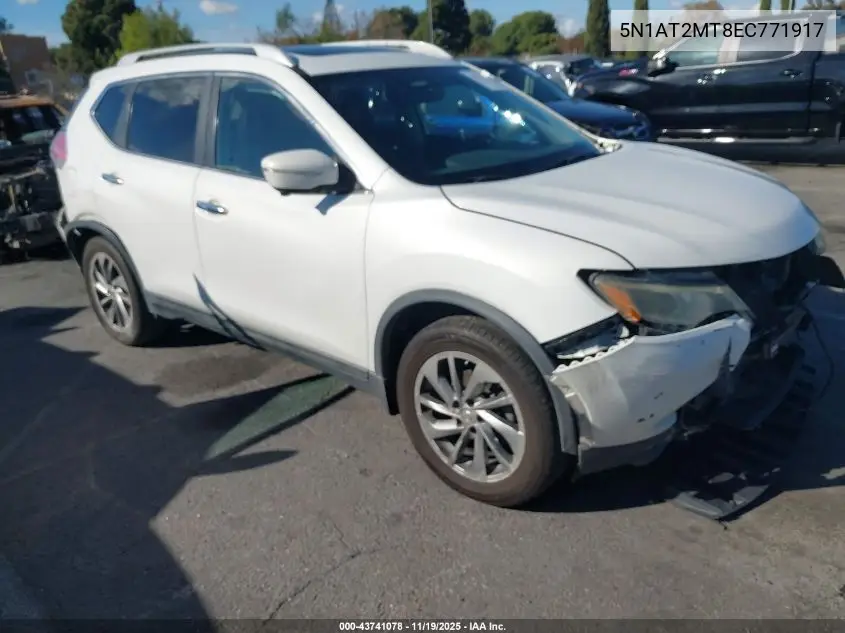 5N1AT2MT8EC771917 2014 Nissan Rogue Sl