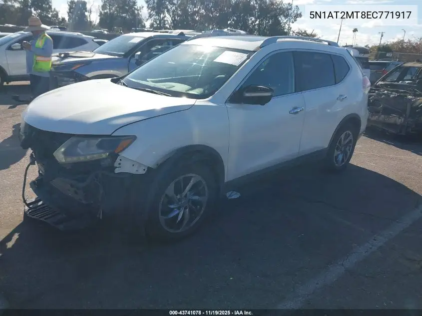 5N1AT2MT8EC771917 2014 Nissan Rogue Sl